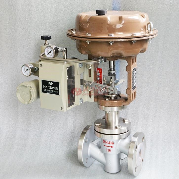 氣動單座調(diào)節(jié)閥實(shí)物圖